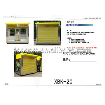 XBK-20 calle venta al por menor kioks para la venta con la caja ligera